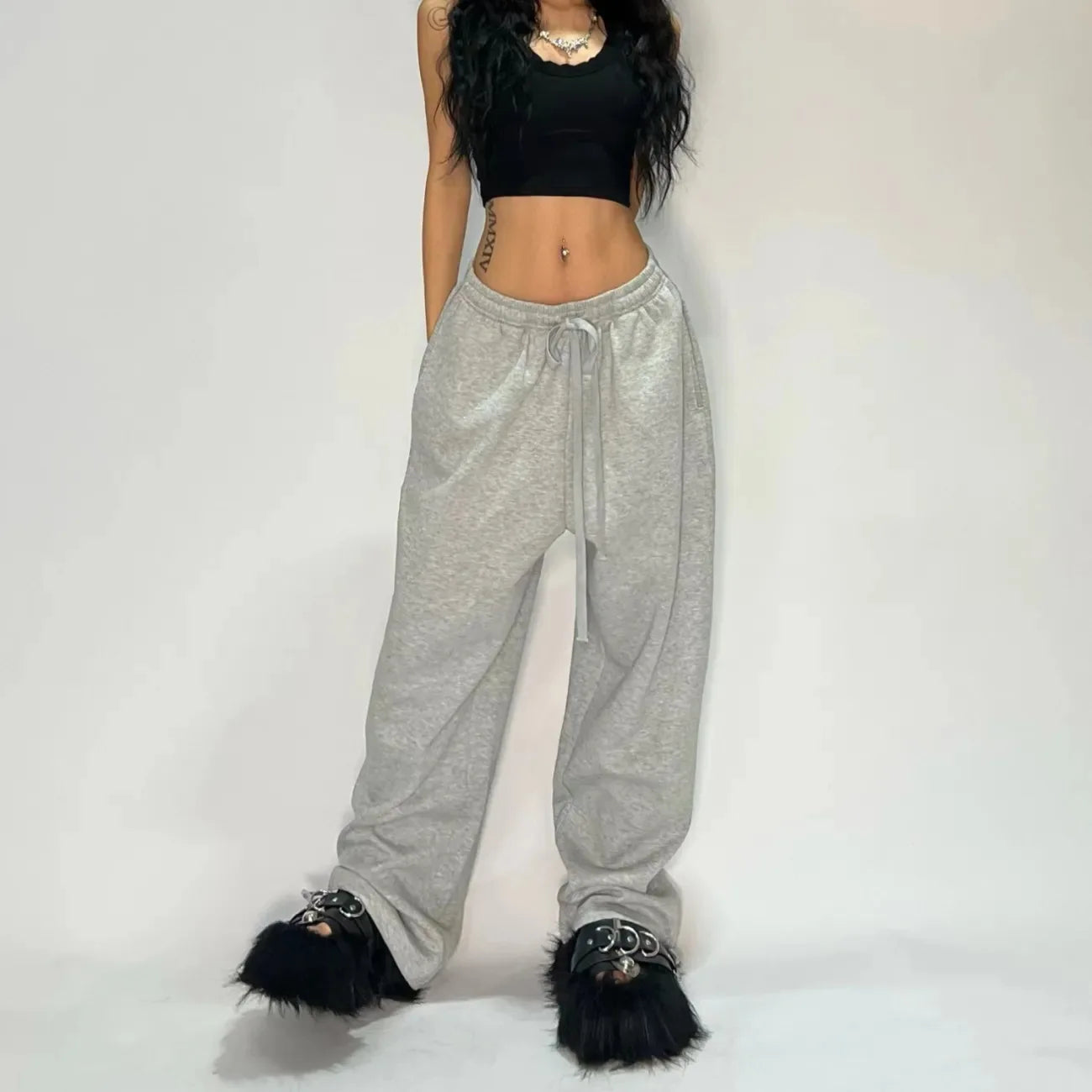 Y2k Camo Striped Cargo Pants