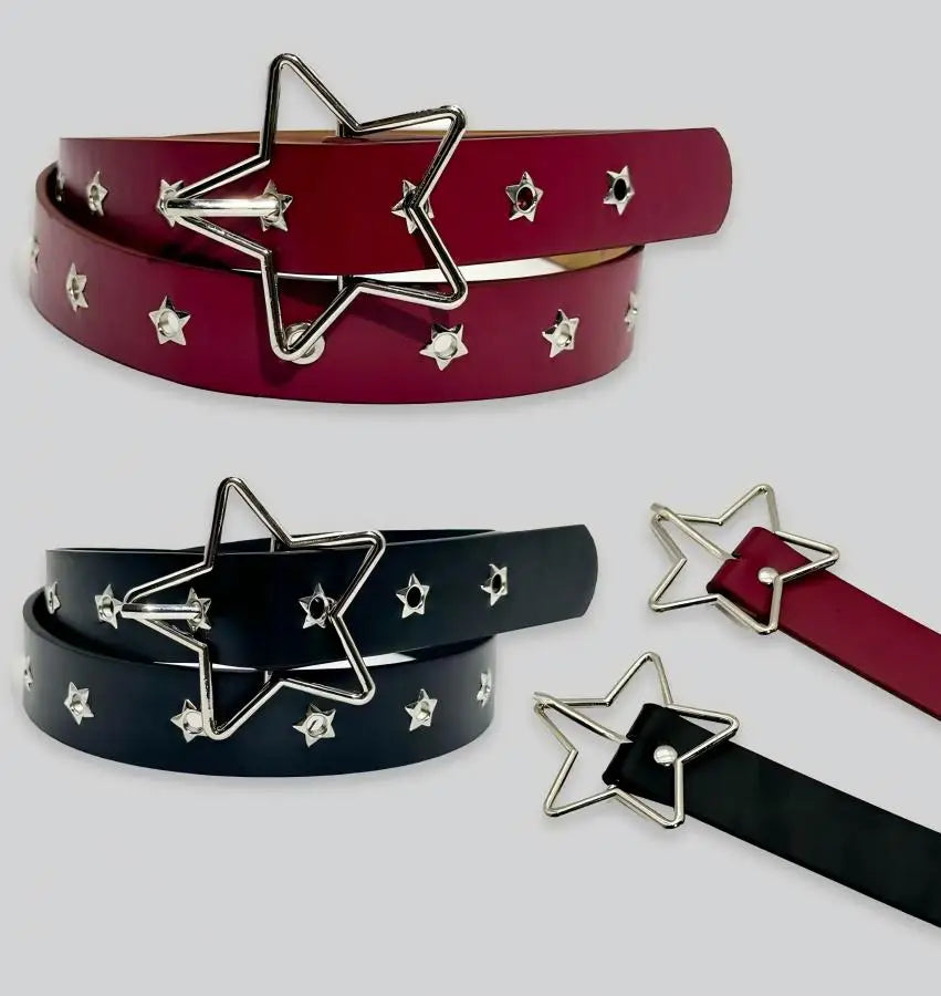 Y2K Punk Star Belt