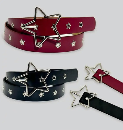 Y2K Punk Star Belt
