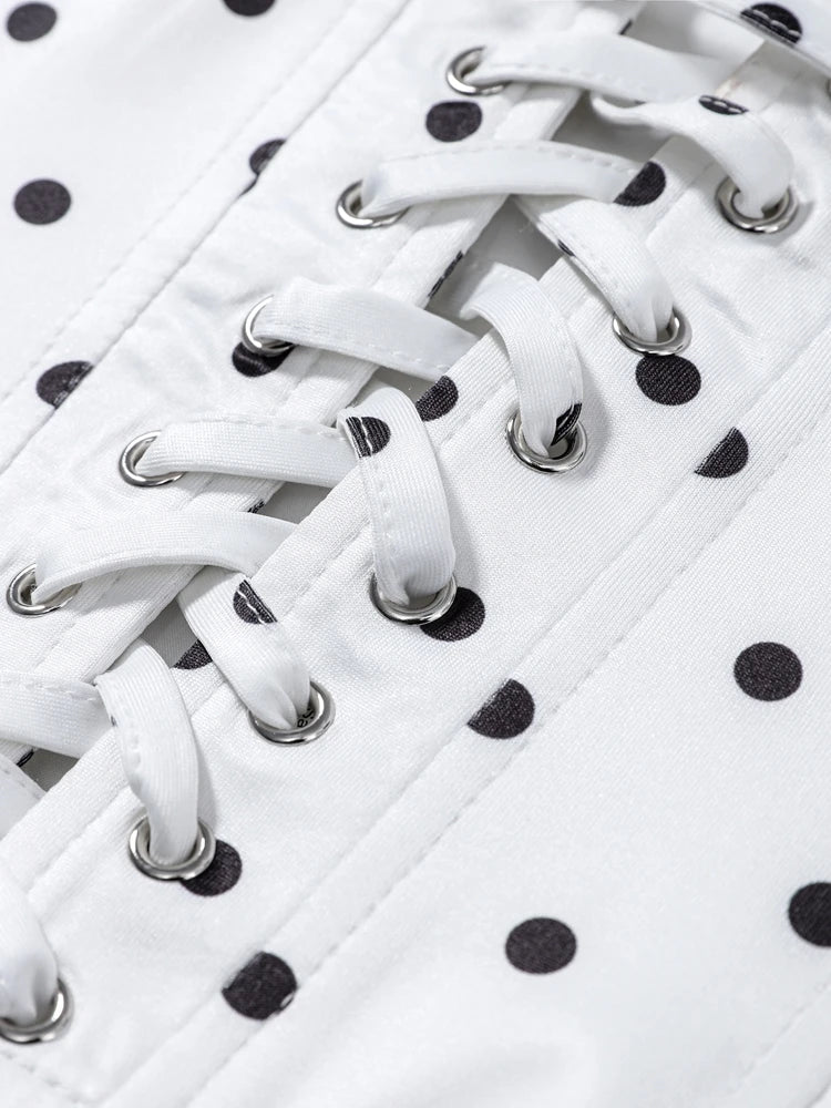 Y2K Chic Polka Dot Set