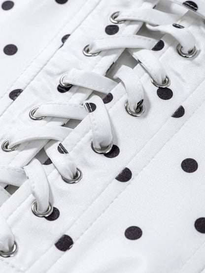 Y2K Chic Polka Dot Set
