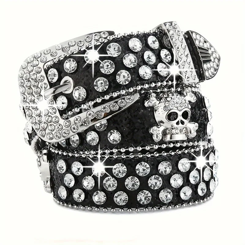 Y2K Rhinestone Cowgirl Belt