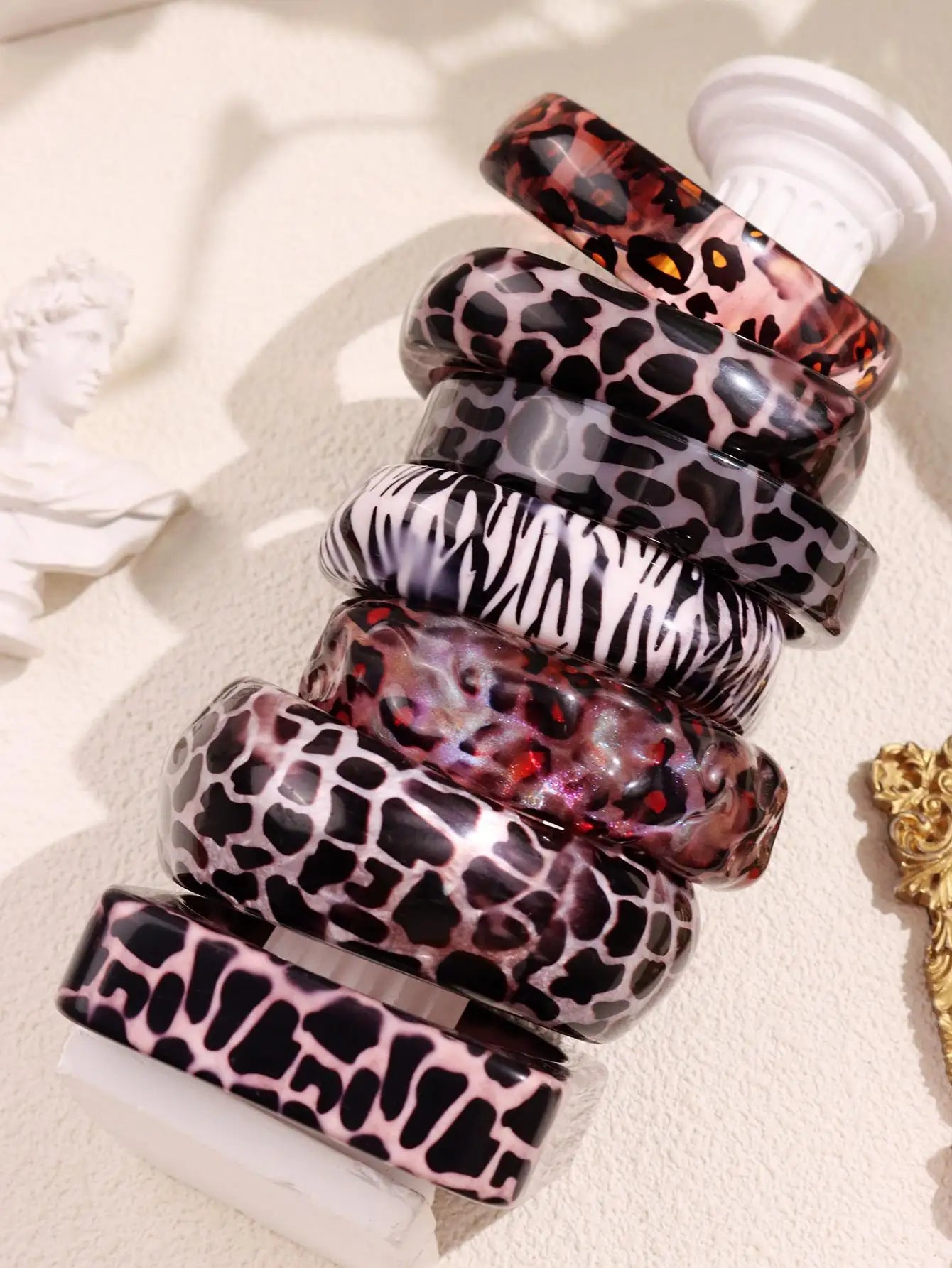 2000's Animal Print Bangles