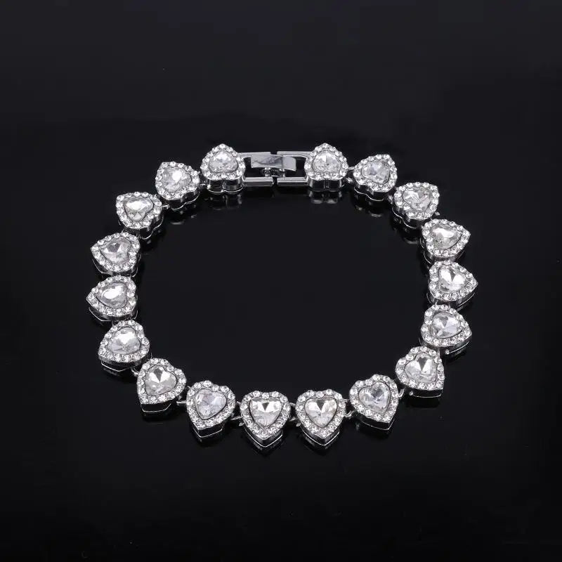 45CM Rhinestone Cuban Chain