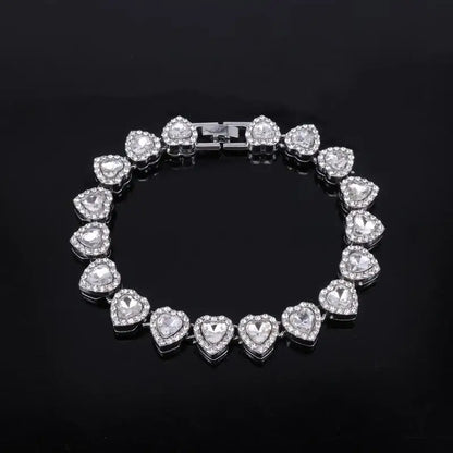 45CM Rhinestone Cuban Chain
