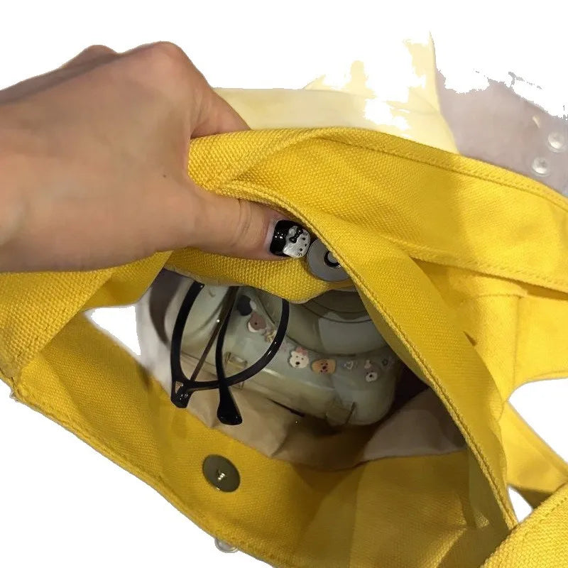 Y2K Star Tote Button Bag