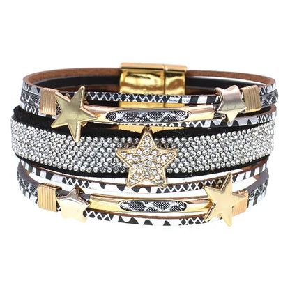 ⭐ Y2K Celestial Star Wrap Single Bracelet