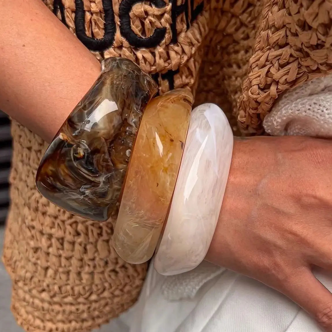 Boho Chunky Bangles