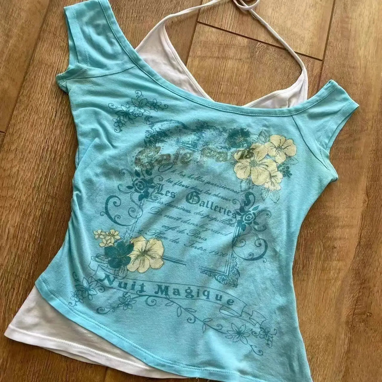 Y2K 2000's Tie-Halter Tops