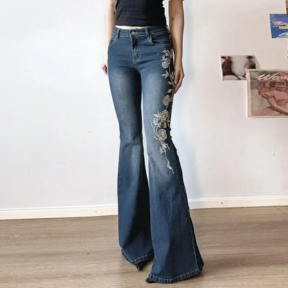 Y2k 2000s Flare Denim Jeans