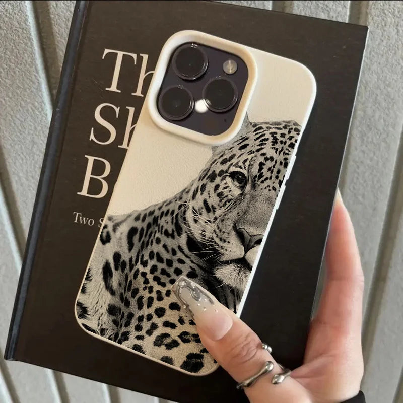 Noir Leopard iPhone Case