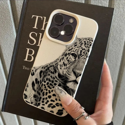 Noir Leopard iPhone Case