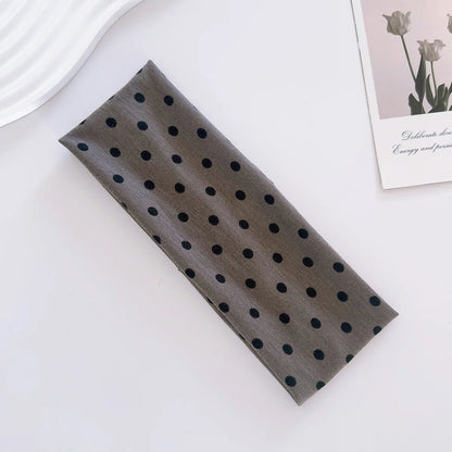 2000's Polka Dot Elastic Headband