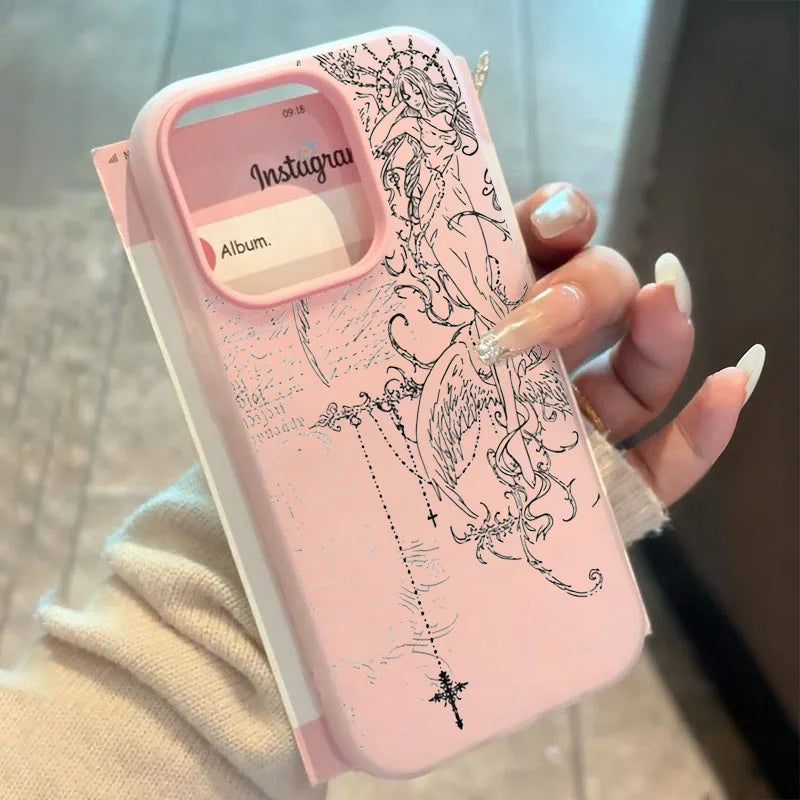 Angel Sketch iPhone Case